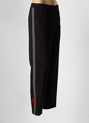 Pantalon drept croială dreaptă negru TUZZI femeie