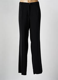 Pantalon drept închidere cu fermoar sub clapetă cu nasturi negru CHRISTIAN MARRY femme