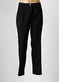 Pantalon drept închidere cu fermoar sub clapetă cu nasturi negru ALICE ET BARNABE femeie