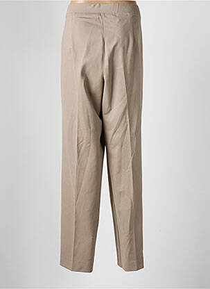 Pantalon drept croială dreaptă bej ELENA MIRO femeie