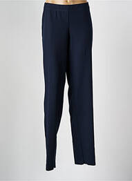 Pantalon drept croială dreaptă albastru ELENA MIRO homme