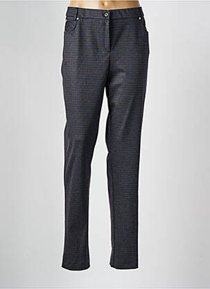 Pantalon drept gri FRANCE RIVOIRE femeie