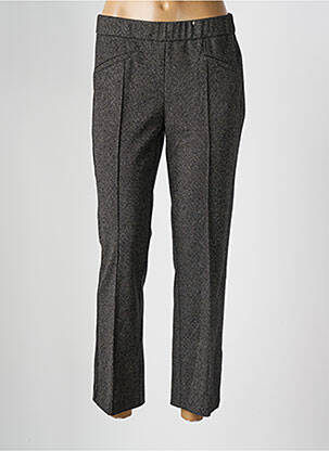 Pantalon drept talie elastică gri TONI femeie