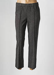Pantalon drept talie elastică gri TONI femme