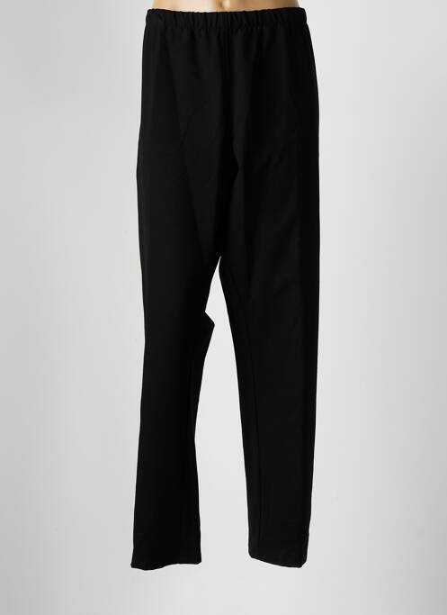 Pantalon drept talie elastică negru SOPHIA CURVY femme