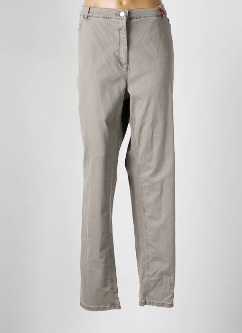 Blugi cu croială dreaptă gri TONI femeie