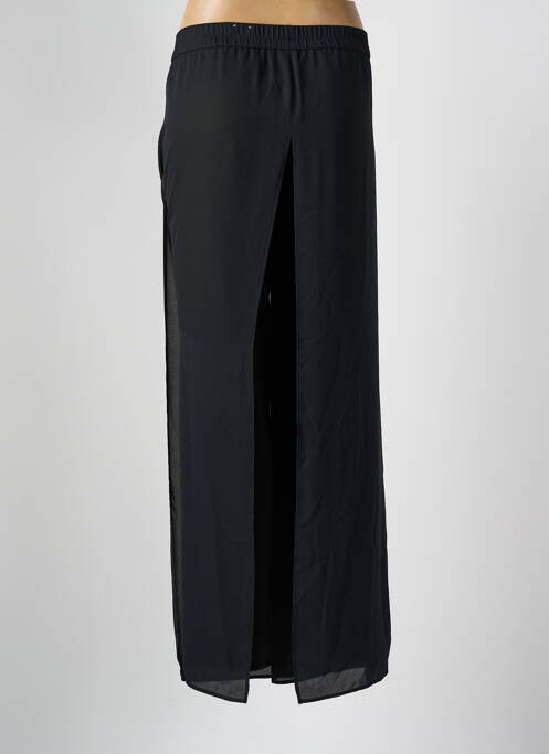 Pantalon larg talie elastică negru FRANK WALDER femme