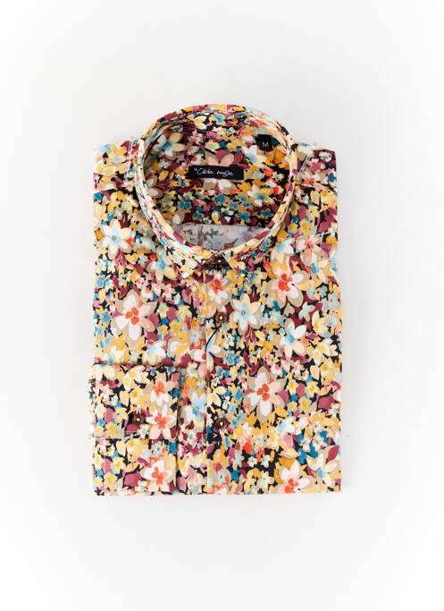 Cămașă cu mâneci lungi galben LA CIBLE ROUGE bărbat