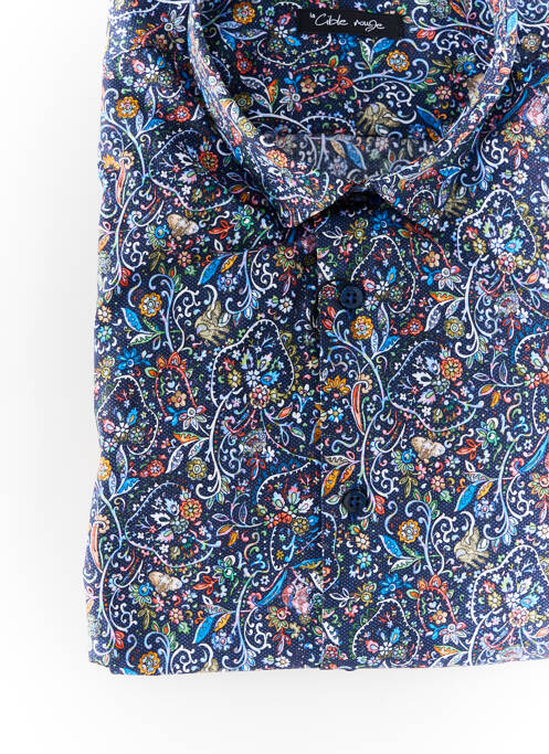 Cămașă cu mâneci lungi albastru LA CIBLE ROUGE bărbat