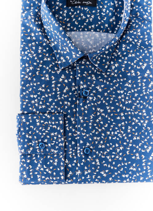 Cămașă cu mâneci lungi albastru LA CIBLE ROUGE bărbat