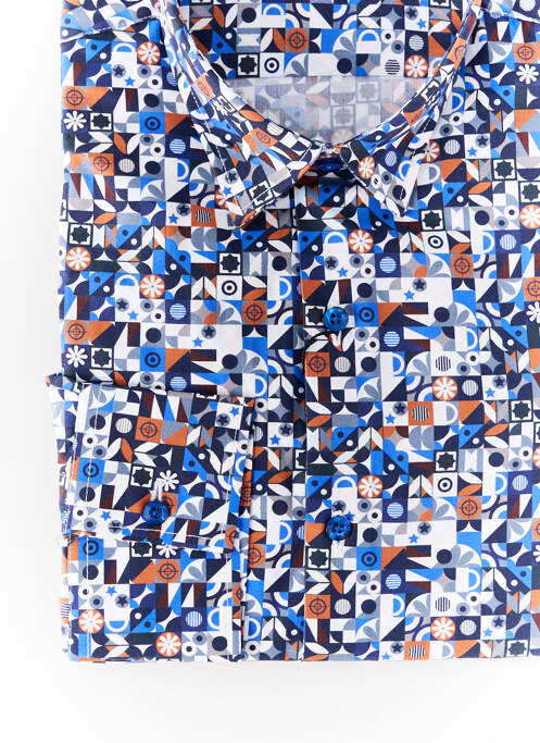 Cămașă cu mâneci lungi alb LA CIBLE ROUGE bărbat