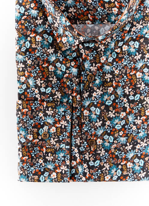 Cămașă cu mâneci lungi negru LA CIBLE ROUGE bărbat