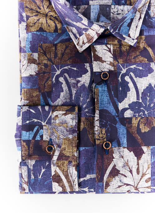 Cămașă cu mâneci lungi albastru LA CIBLE ROUGE bărbat