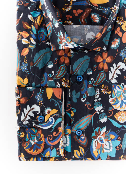 Cămașă cu mâneci lungi negru LA CIBLE ROUGE bărbat