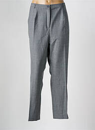Pantalon drept închidere cu fermoar sub clapetă cu nasturi gri DAMART femme