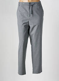 Pantalon drept închidere cu fermoar sub clapetă cu cârlig gri CELIO bărbat