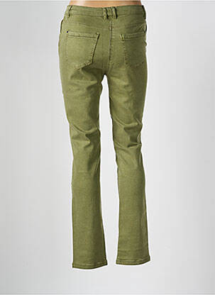Pantalon slim buzunare verde DAMART femeie