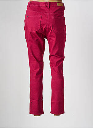 Pantalon 7/8 închidere cu fermoar sub clapetă cu nasturi violet DAMART femeie