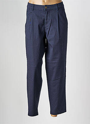 Pantalon chino țesătură melanj mărime normală albastru JACK & JONES bărbat