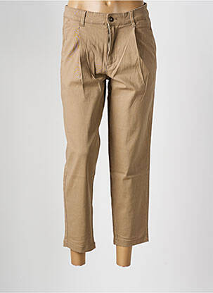 Pantalon chino închidere cu fermoar sub clapetă cu cârlig mărime normală bej JACK & JONES bărbat