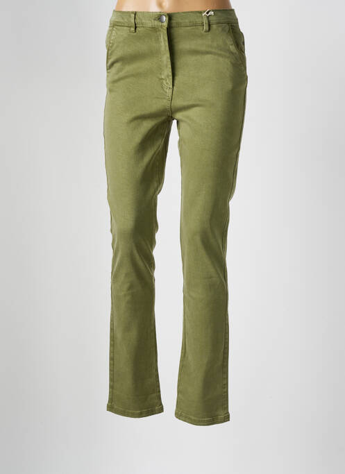 Pantalon slim verde DAMART femeie