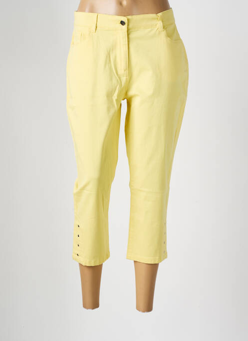 Pantalon trei sferturi galben DAMART femeie