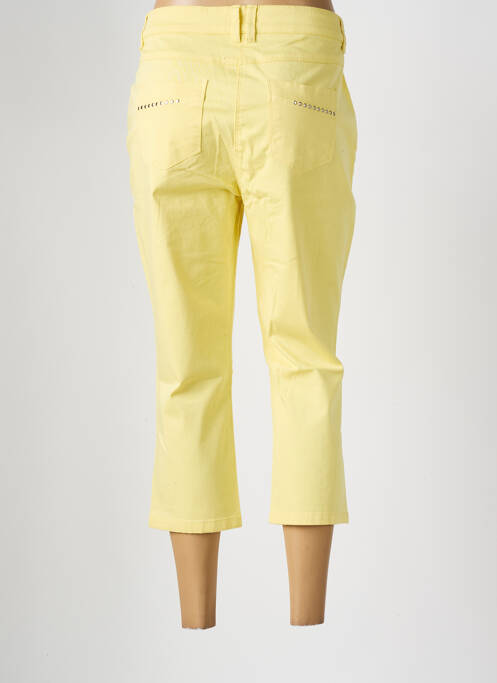 Pantalon trei sferturi galben DAMART femeie