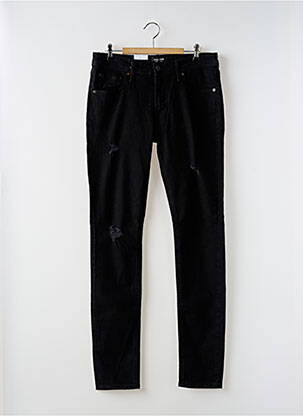Blugi cu croială slim elasticitate mărime normală negru JACK & JONES bărbat