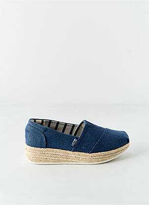 Espadrile toc de 4 la 6 cm albastru SKECHERS femeie