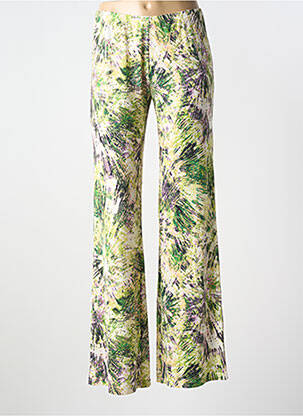 Pantalon drept verde NATHALIE CHAIZE femeie