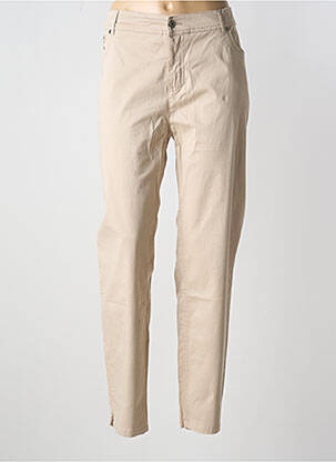Pantalon drept elasticitate mărime normală bej JENSEN femeie