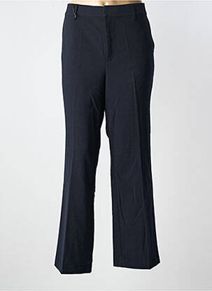 Pantalon larg țesătură poplin mărime normală negru TEDDY SMITH femeie