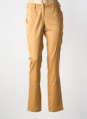 Pantalon slim maro NATHALIE CHAIZE femeie