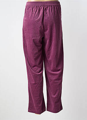 Pantalon larg închidere cu fermoar sub clapetă cu nasturi mărime normală violet MOLLY BRACKEN femeie