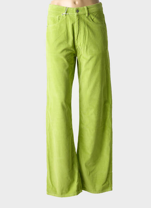 Pantalon larg verde TEDDY SMITH femeie