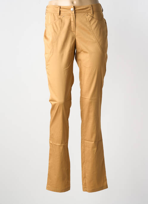 Pantalon slim maro NATHALIE CHAIZE femeie