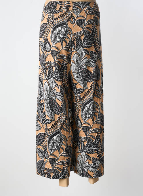 Pantalon larg țesătură poplin mărime normală negru CISO femme