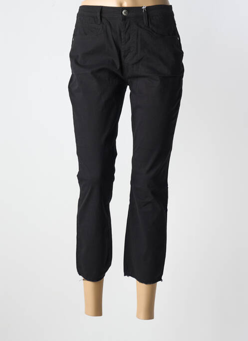 Pantalon trei sferturi elasticitate mărime normală negru LPB femme