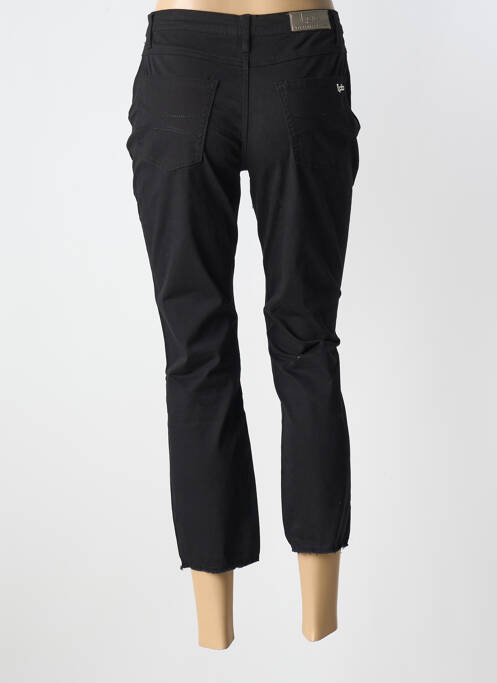 Pantalon trei sferturi elasticitate mărime normală negru LPB femme