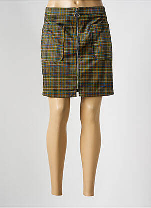 Fustă scurtă galben MOLLY BRACKEN femeie