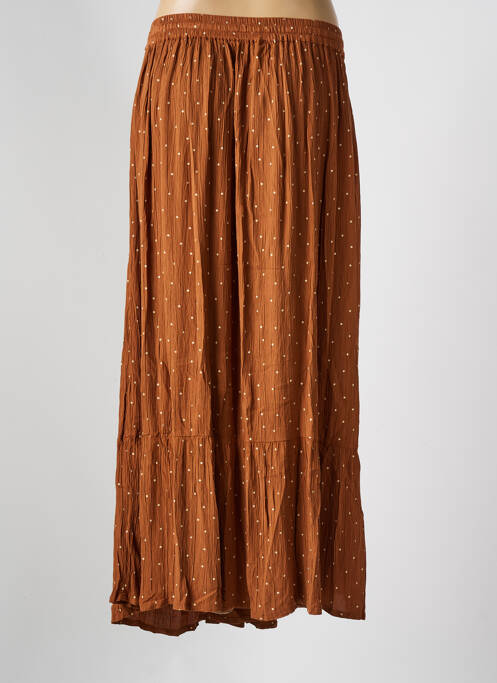 Fustă lungă maro JENSEN femeie