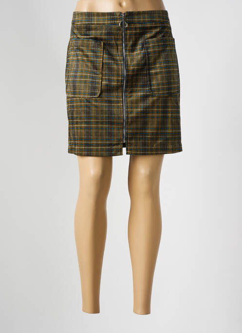 Fustă scurtă galben MOLLY BRACKEN femeie