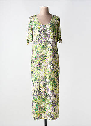 Rochie lungă verde NATHALIE CHAIZE femeie