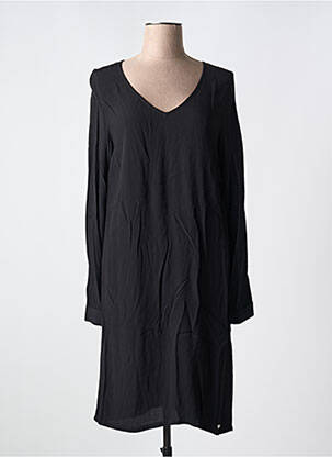 Rochie midi mâneci lungi mâneci lungi negru LES P'TITES BOMBES femeie