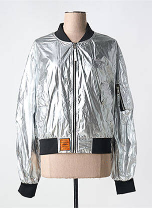 Geacă argintiu BOMBERS femeie