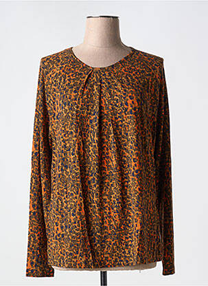 Tricou mâneci lungi mâneci lungi portocalie CISO femeie