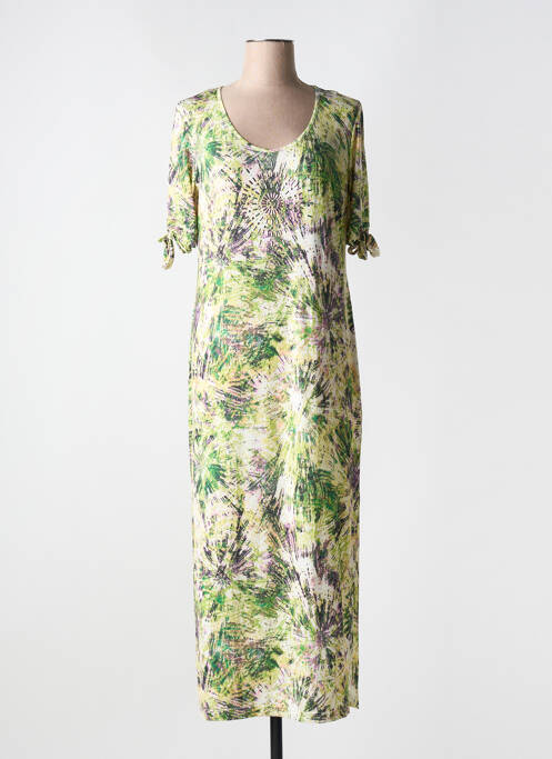 Rochie lungă verde NATHALIE CHAIZE femeie