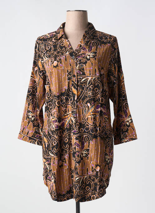 Tunică mâneci lungi maro CISO femeie