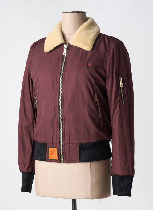 Geacă matlasată roșu BOMBERS femeie