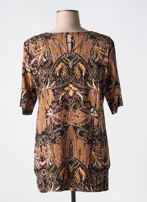 Tunică mâneci scurte maro CISO femeie